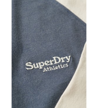 Superdry T-shirt de basebol azul
