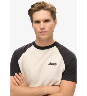 Superdry Essential Logo Baseball T-Shirt blanc