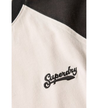 Superdry Essential Logo Baseball T-Shirt blanc