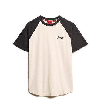 Superdry Essential Logo Baseball T-Shirt blanc