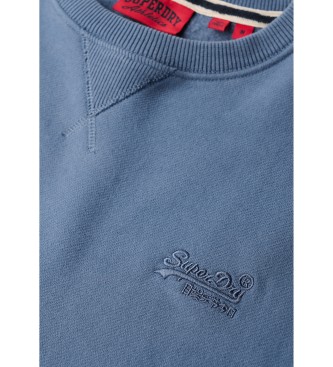 Superdry Felpa girocollo Essential con logo blu