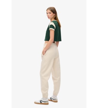 Superdry Spodnie jogger z elastycznym dołem z logo Essential 