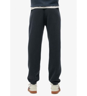 Superdry Calas Jogger com elstico na parte inferior e logtipo Essential em azul-marinho