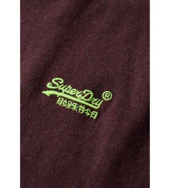 Superdry Koszulka z bawełny organicznej z liliowym logo Essential