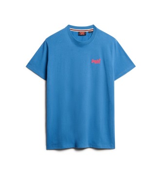 Superdry T-shirt Essential in cotone organico con logo Blu  