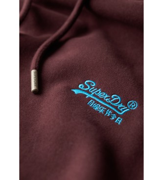 Superdry Sudadera con capucha y logotipo Essential lila