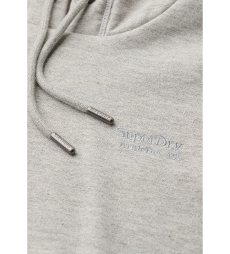 Superdry Hooded sweatshirt with logo Essential grey