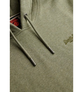 Superdry Essential Logo Hoodie vert
