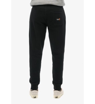 Superdry Essential logo jogger trousers black