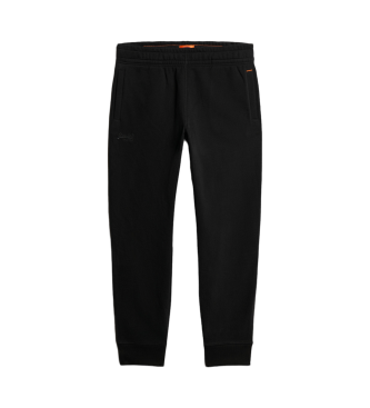 Superdry Pantaln jogger con logotipo Essential  negro