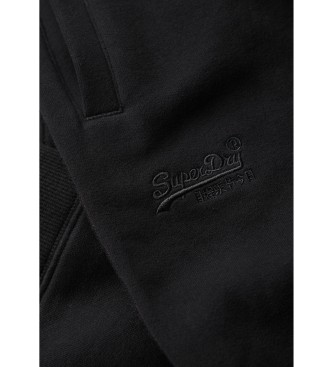 Superdry Pantaln jogger con logotipo Essential  negro