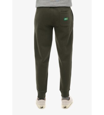 Superdry Jogger trousers with logo Essential green