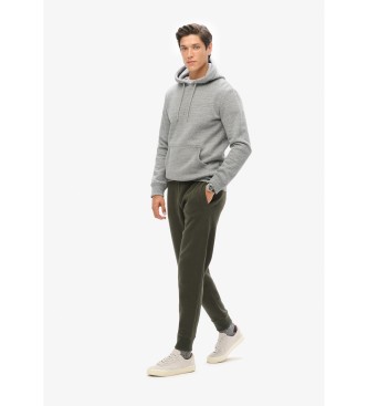 Superdry Joggingbyxa med logotyp Essential grn