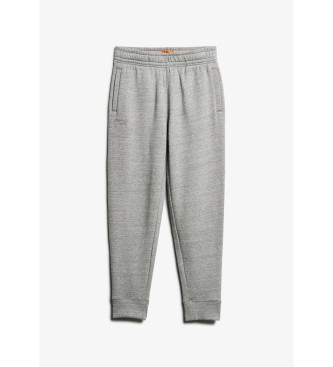 Superdry Joggerhose mit Logo Essential grau