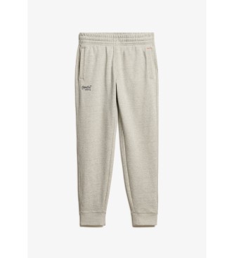 Superdry Pantaloni jogger con logo Essential grigi