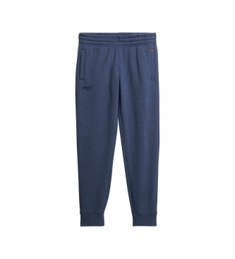 Superdry Jogginghose mit Logo Essential blau