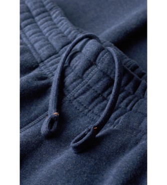 Superdry Joggerbroek met logo Essential blauw