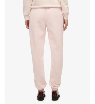 Superdry Jogger Essential Logo Byxor rosa