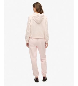 Superdry Jogger Essential Logo Byxor rosa