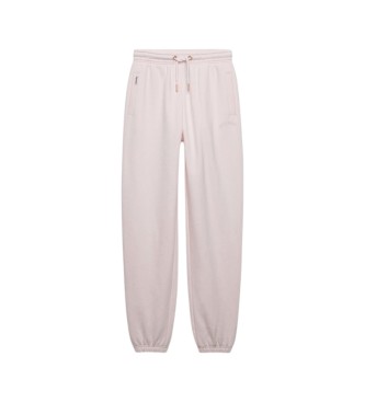 Superdry Jogger Essential Logo Byxor rosa