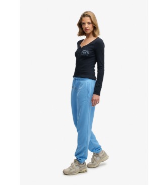 Superdry Jogger Pantalon essentiel bleu