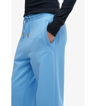 Superdry Jogger Pantalon essentiel bleu