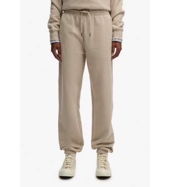Superdry Calças Jogger Essential Logo bege