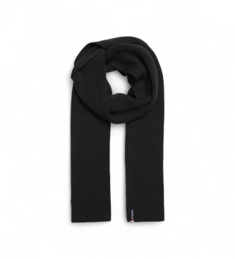 Superdry Cachecol com logtipo essencial preto