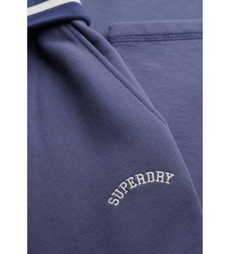 Superdry Pantalon de jogging vas bleu