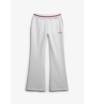 Superdry Flare Jogger-Hose grau
