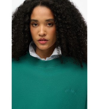 Superdry Essential Logo Oversized Crew Sweatshirt grn