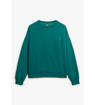 Superdry Essential Logo Oversized Crew Sweatshirt grn