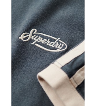 Superdry Granatowa koszulka retro