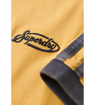 Superdry T-shirt Essential Logo Retro St gialla