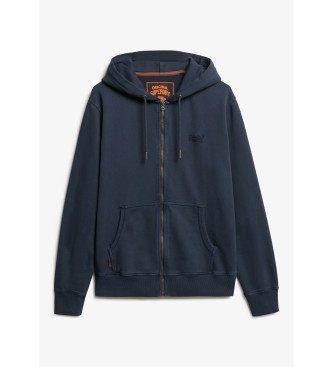 Superdry Essential navy washed sweatshirt