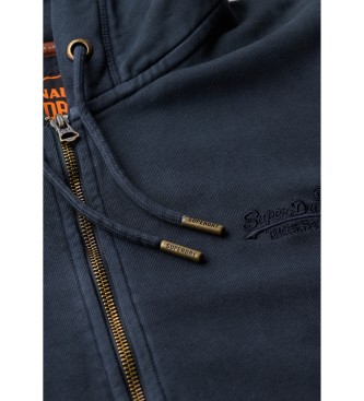 Superdry Essential navy washed sweatshirt