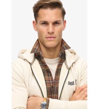 Superdry Felpa essenziale lavata beige