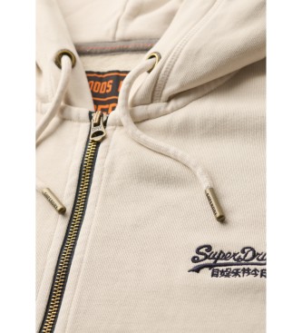 Superdry Felpa essenziale lavata beige