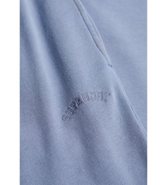 Superdry Pantalón Jogger Essential Logo Wide Leg azul