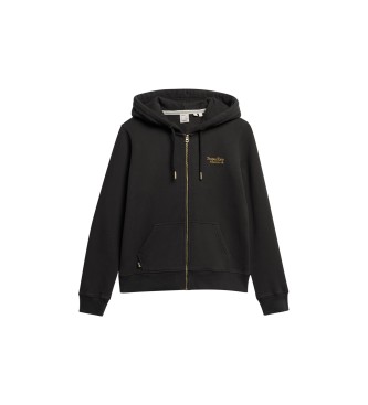 Superdry Essential Logo Zip Sweatshirt black