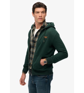 Superdry Essential Zip Sweatshirt grn