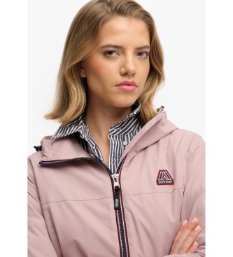 Superdry Essential Tri Windbreaker Jacke rosa