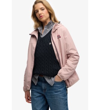 Superdry Essential Tri Windbreaker Jacke rosa