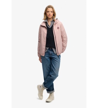 Superdry Essential Tri Windbreaker Jacke rosa