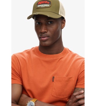 Superdry Essential Washed Pocket T-shirt orange