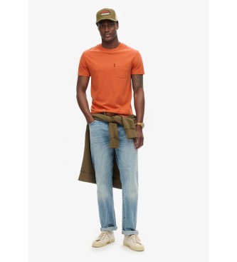 Superdry Essential Washed Pocket T-shirt orange