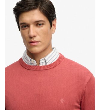 Superdry Jersey Essentials Cotton Jumper rosso