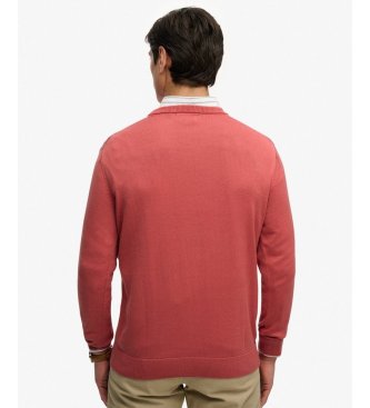 Superdry Jersey Essentials Cotton Jumper rosso