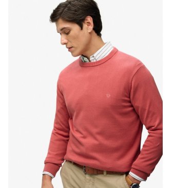 Superdry Jersey Essentials Cotton Jumper rosso