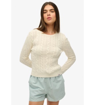 Superdry Essentials Slim-jumper i beige